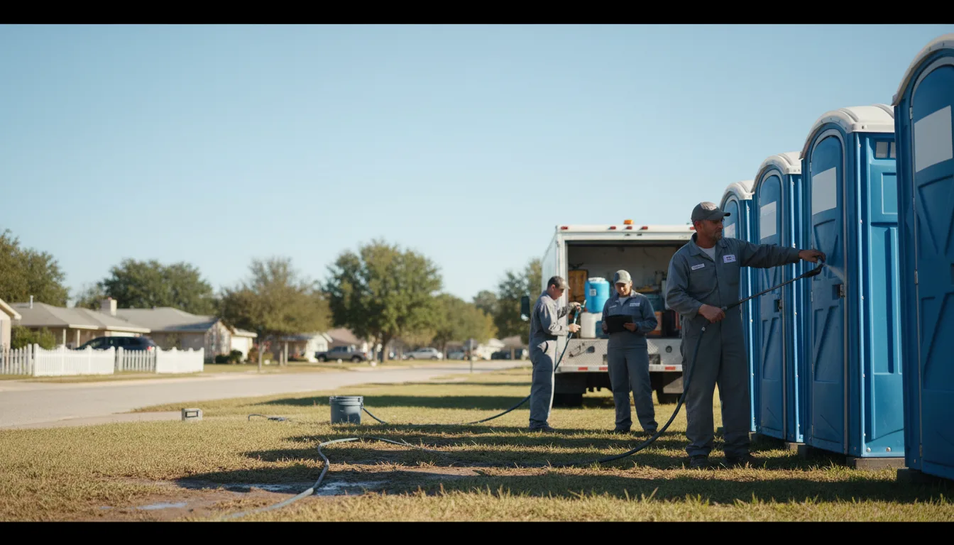 Long-Term Portable Toilet Rental in Castleberry, AL near me
